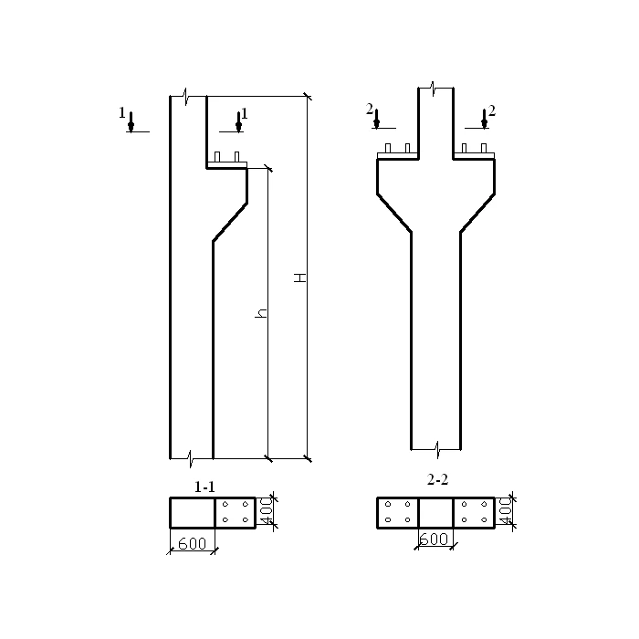 Колонна железобетонная 8к 132-12