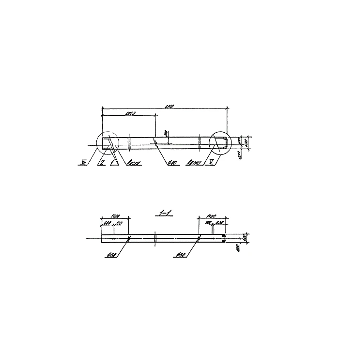 Колонна железобетонная К 1-35
